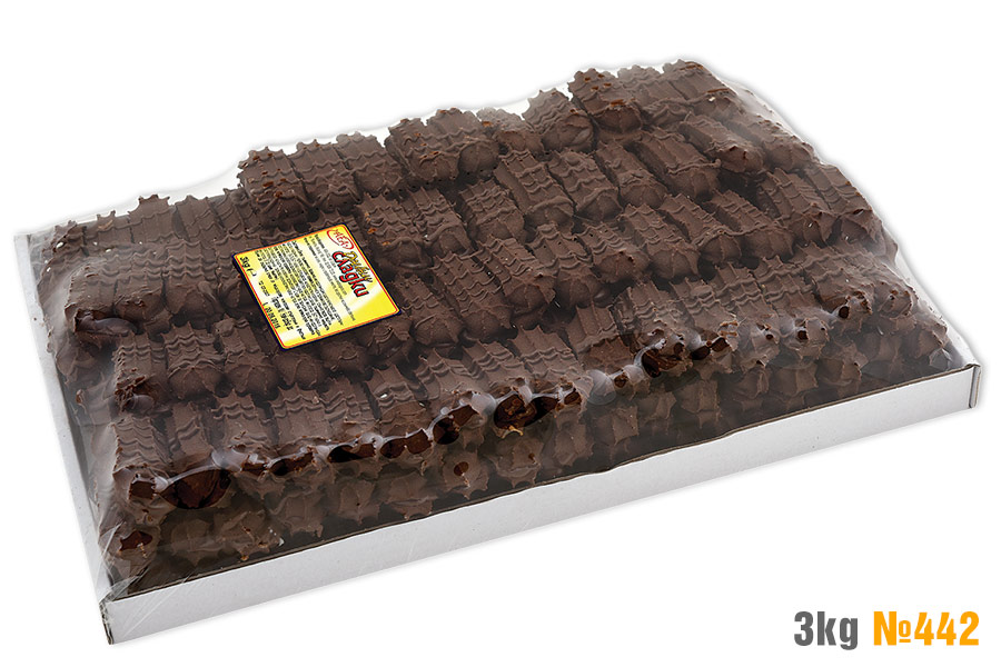 Dark cookies with cocoa cream 2