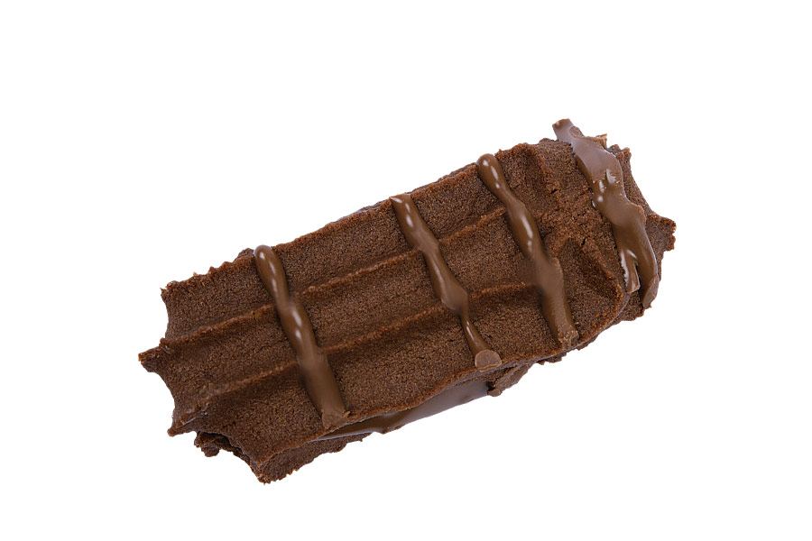 Dark cookies with cocoa cream 1