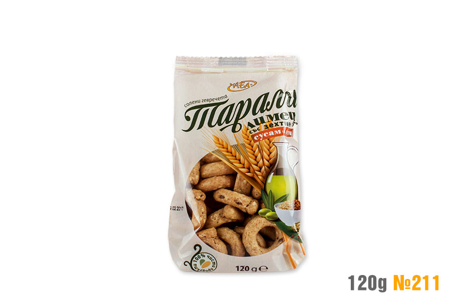 Taralli Einkorn, sesame and flaxseed 2